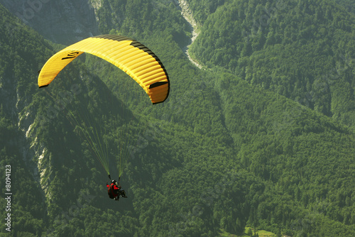 Parachute gliding