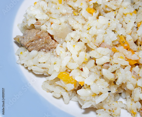 dish with a pilau