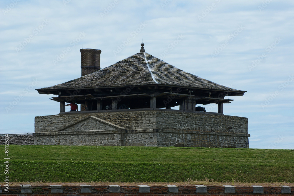 Gatehouse at Old Fort Niagara, old historic Fort