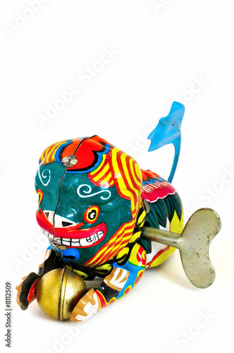 wind-up toy Chinese dragon with key