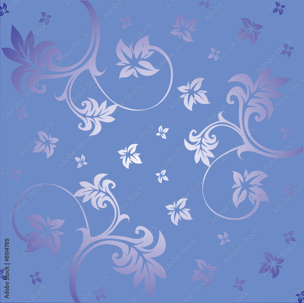 Fototapeta premium Abstract floral background. 