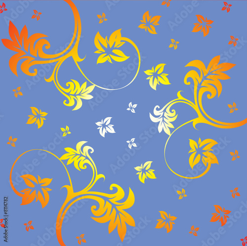 Abstract floral background. 