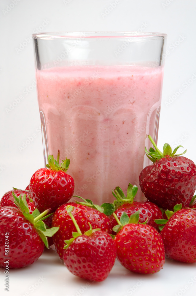 Strawberry milkshake Strawberry milkshake