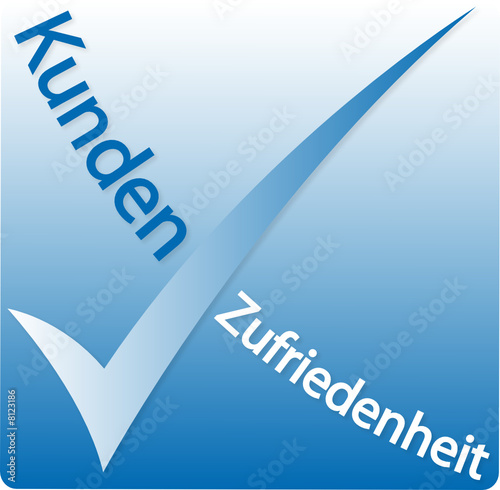 Logo "Kundenzufriedenheit" (Customer Satisfaction)