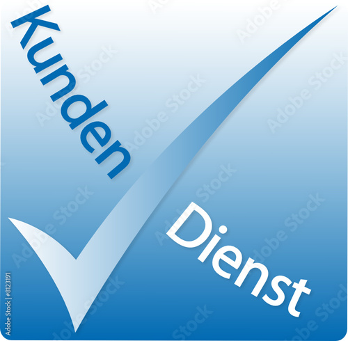 Logo "Kundendienst" (Customer Service)