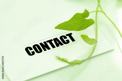 Canvastavla contact pour un site écologique