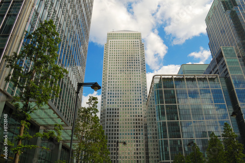 Canary Wharf skyscrapers