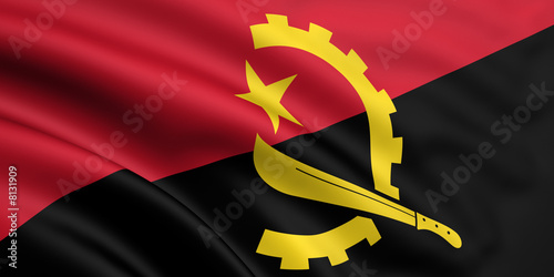 Flag Of Angola photo
