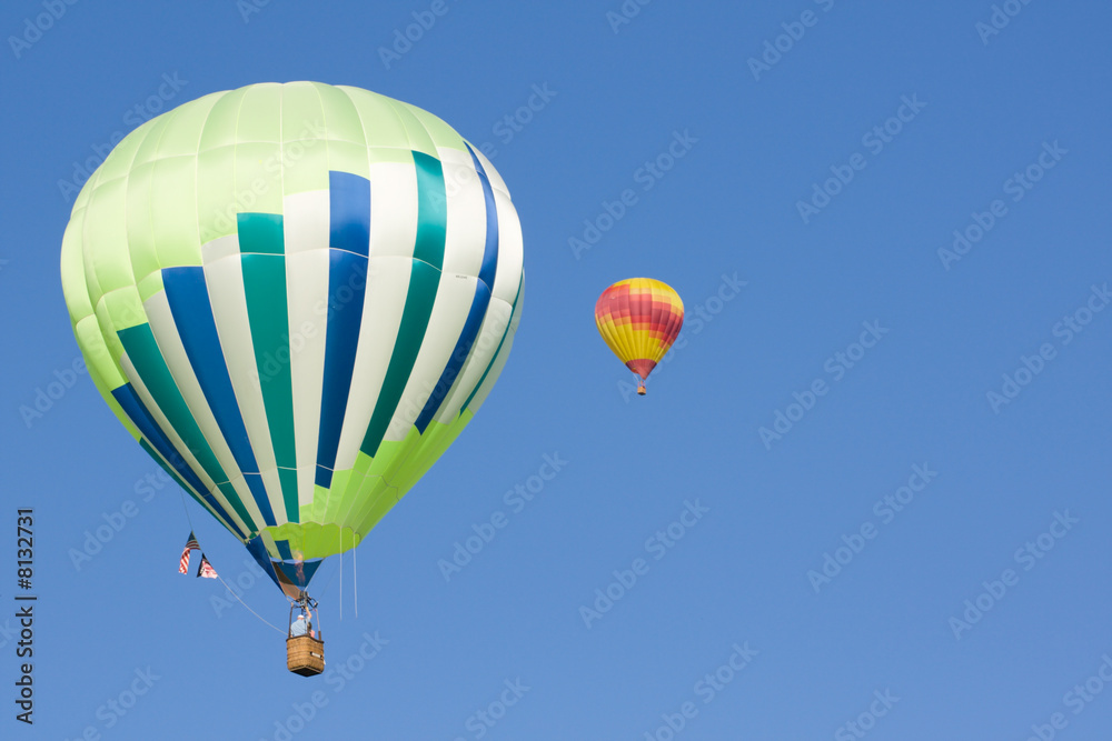 Fototapeta premium two hot air balloons