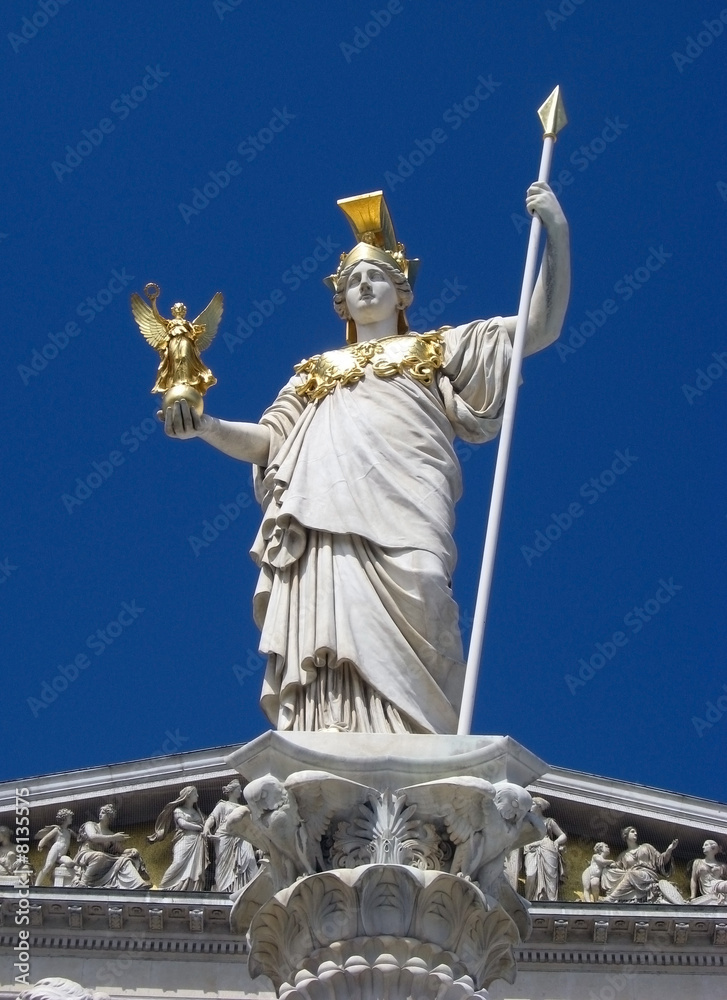 Obraz premium beautiful statue in vienna