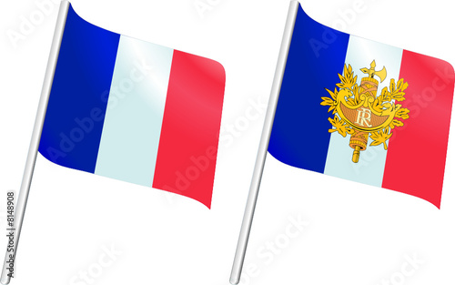 Drapeau France et emblème