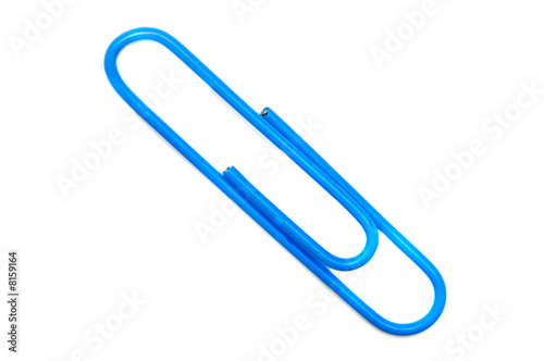 Wallpaper Mural Blue paper clips Torontodigital.ca