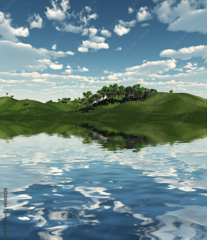 Fototapeta premium Green hills