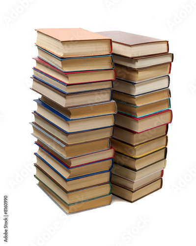  stacks of books
