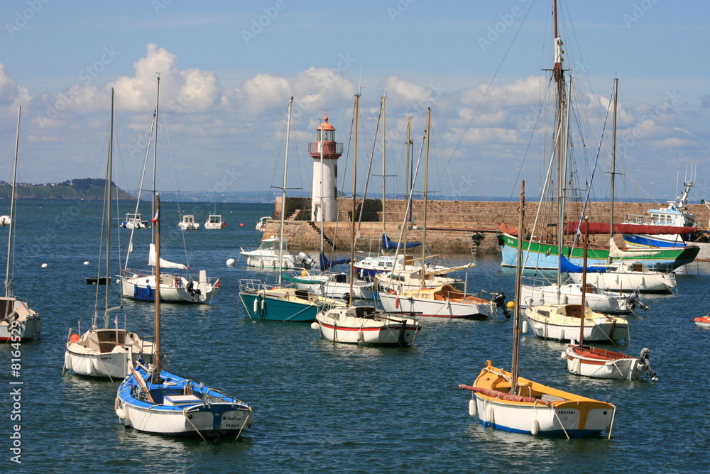 port d'erquy (france, bretagne) Stock Photo | Adobe Stock