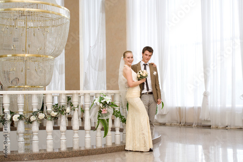 Newly-married couple