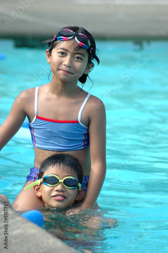 Siblings in the Pool