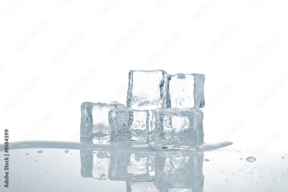 Melting ice cubes Melting ice cubes