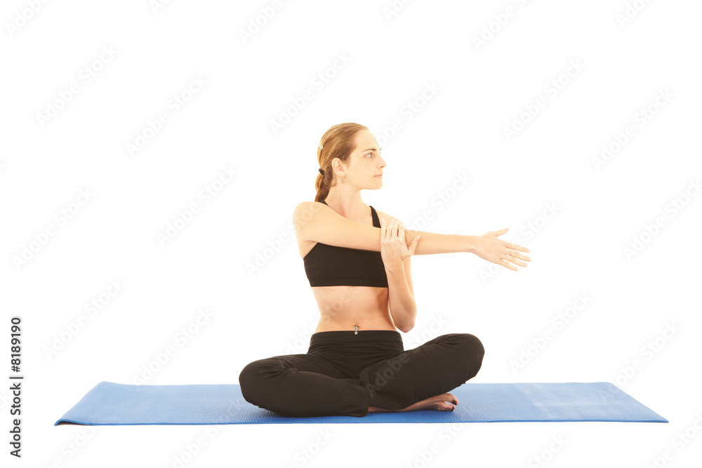 Fototapeta premium Pilates exercise series