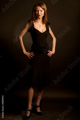 Young glamour woman