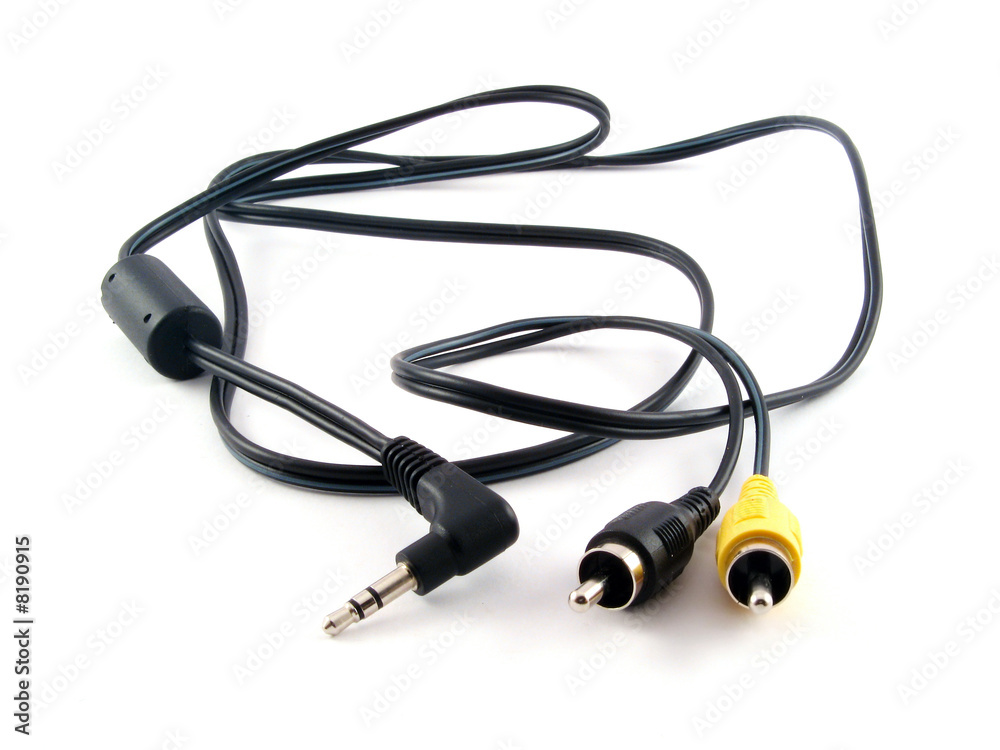 chinch cable jack connectors for audio or video connection