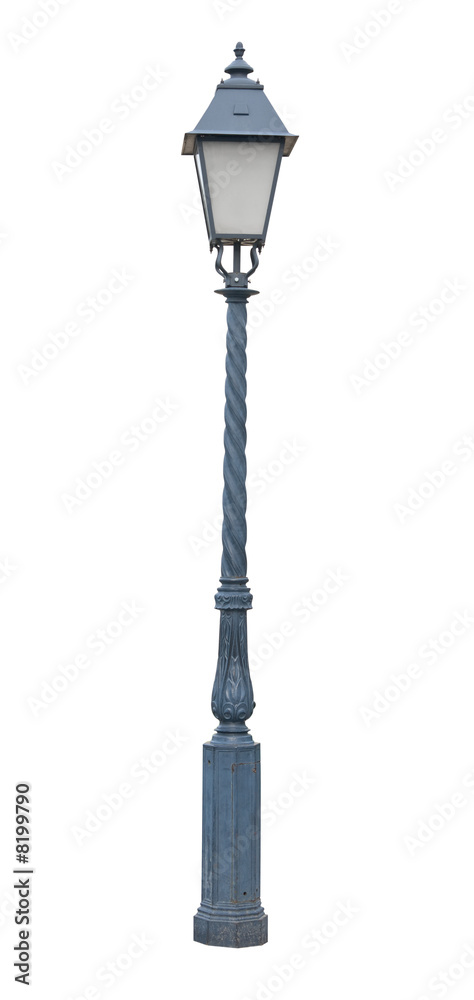 Iron street lamp cutout Iron street lamp cutout