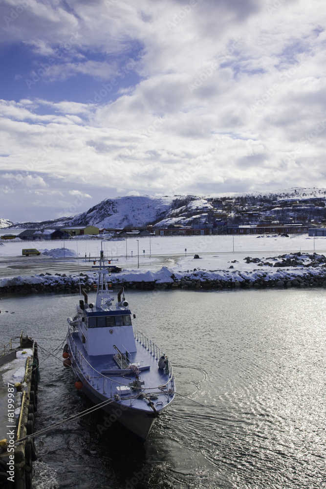 Fototapeta premium Schiff im Hafen