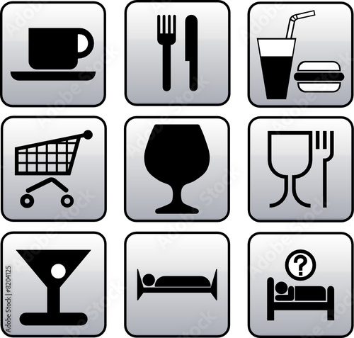 Hostelry, Alimentation symbol