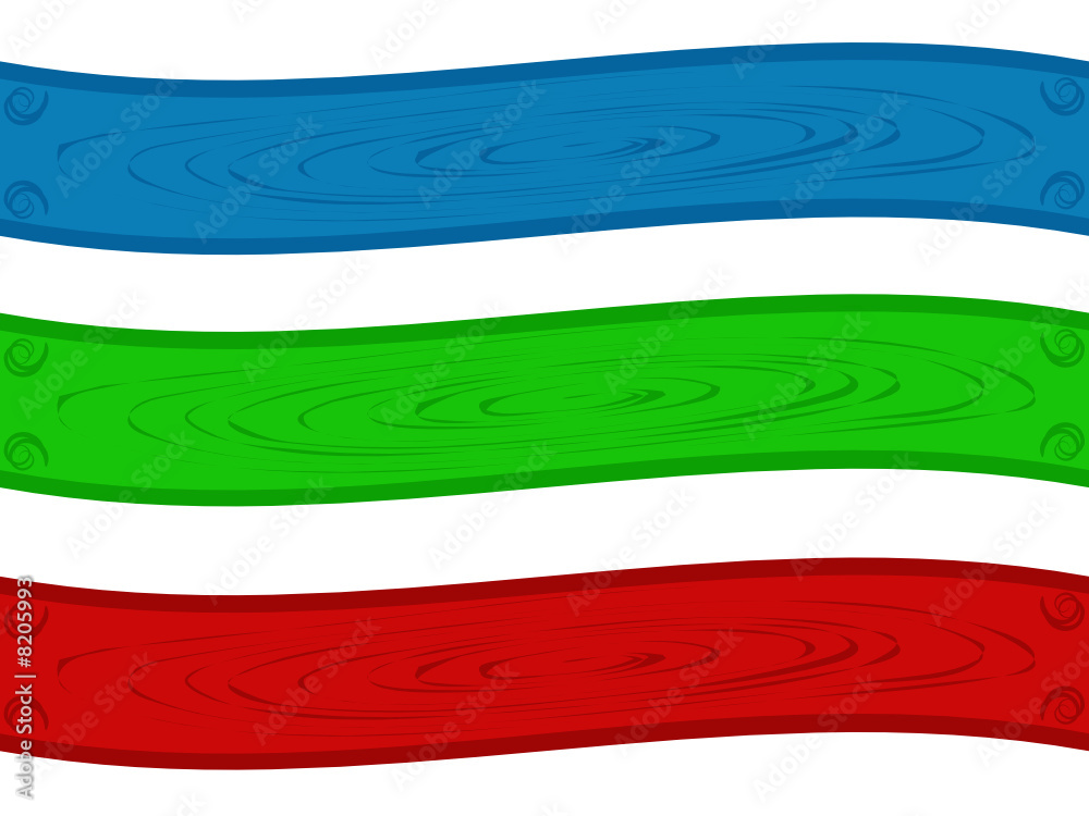 Obraz premium Banner twirl