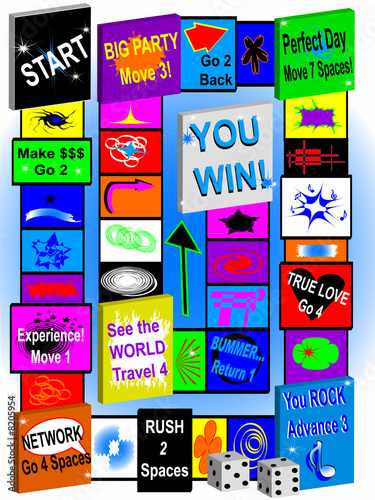 game board illustration