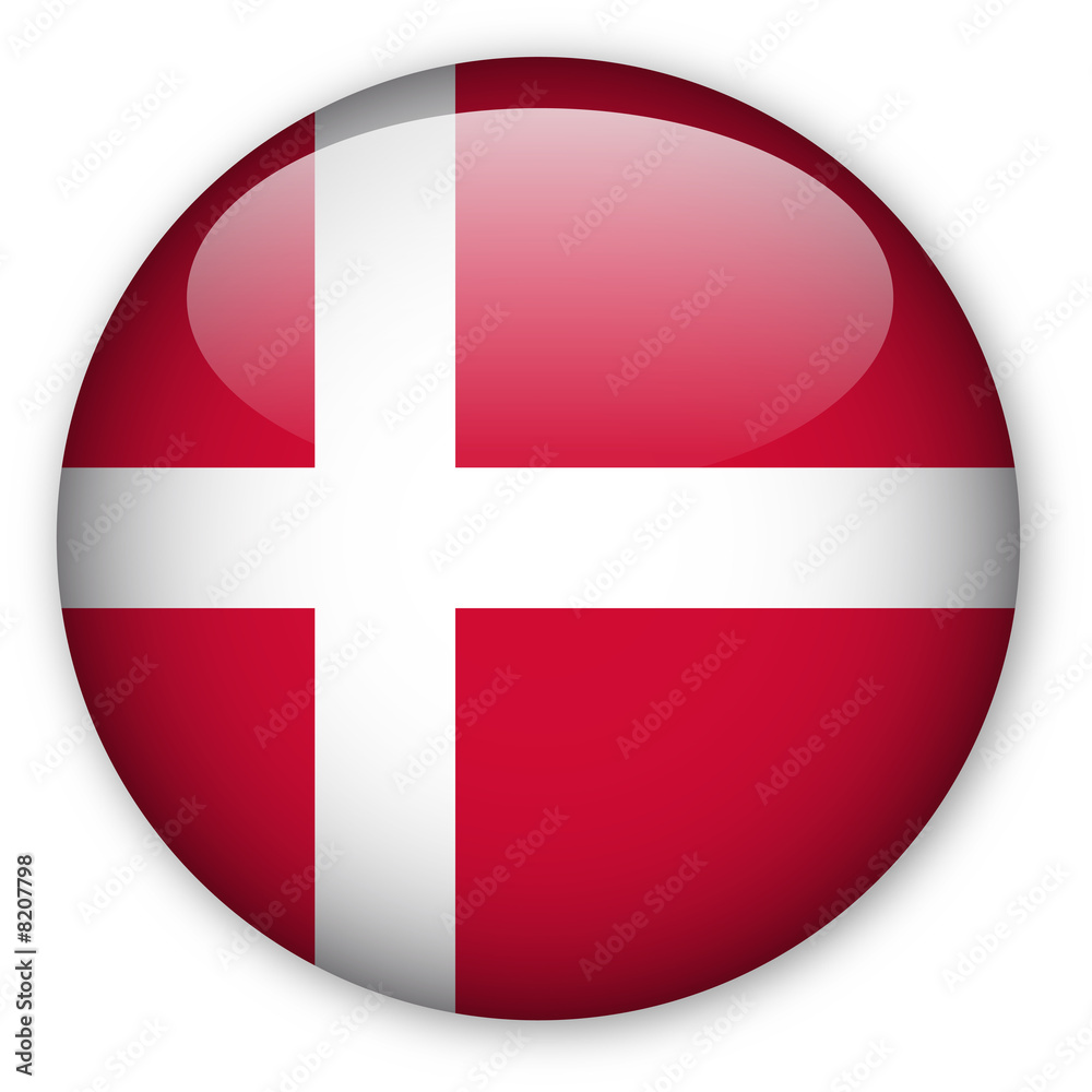 Danish flag button Danish flag button