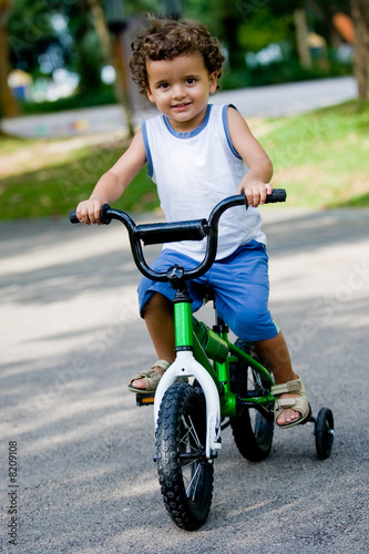 Boy On Bike