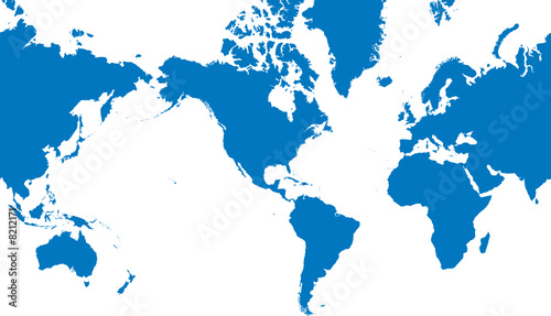 World map vector illustration