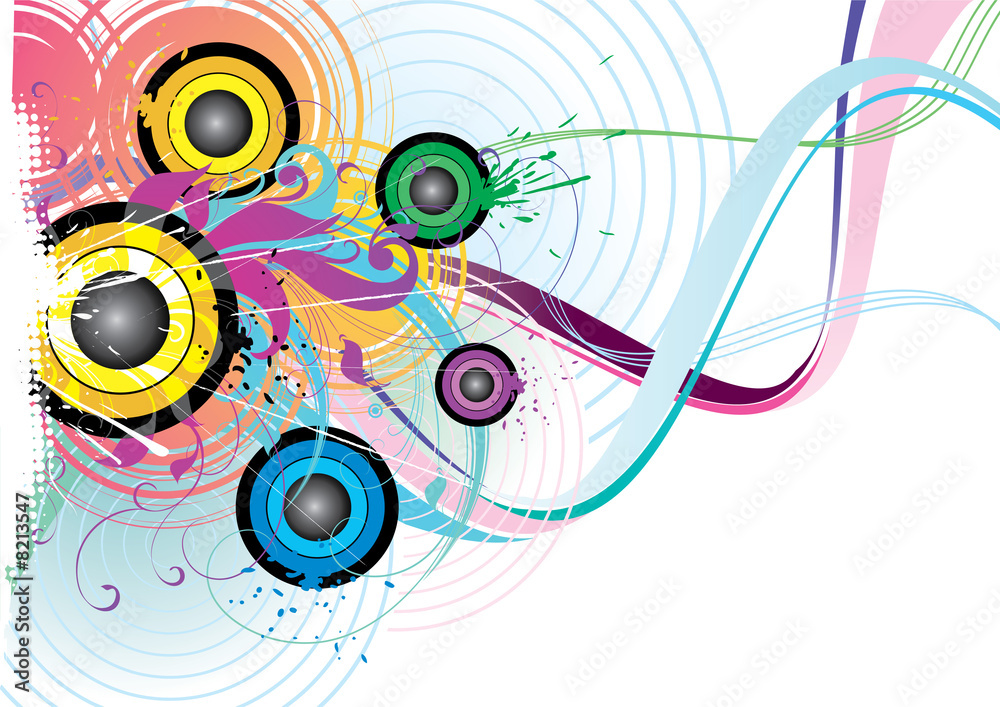 Obraz premium Flying music