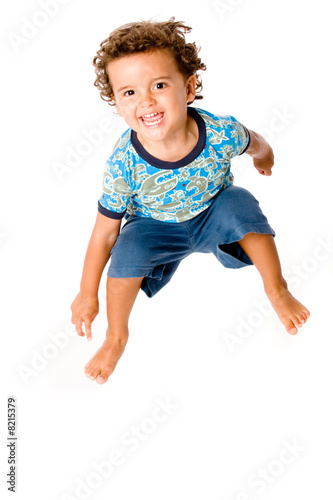 Young Boy Jumping
