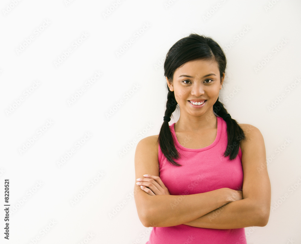Smiling young woman Smiling young woman