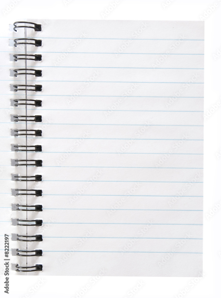 blank spiral notepad blank spiral notepad