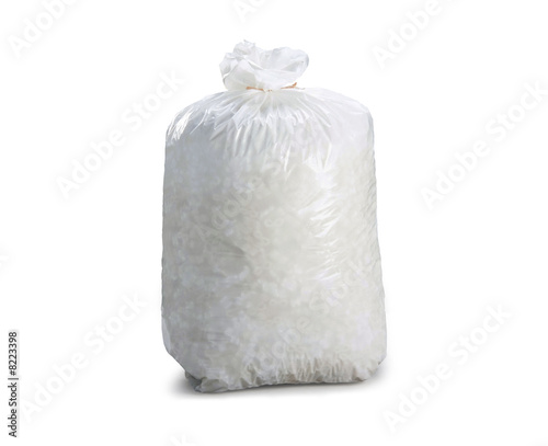 sac poubelle blanc