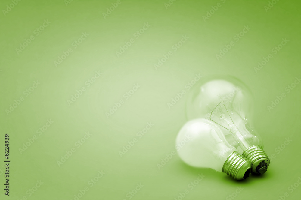 Background with lit lightbulb Background with lit lightbulb
