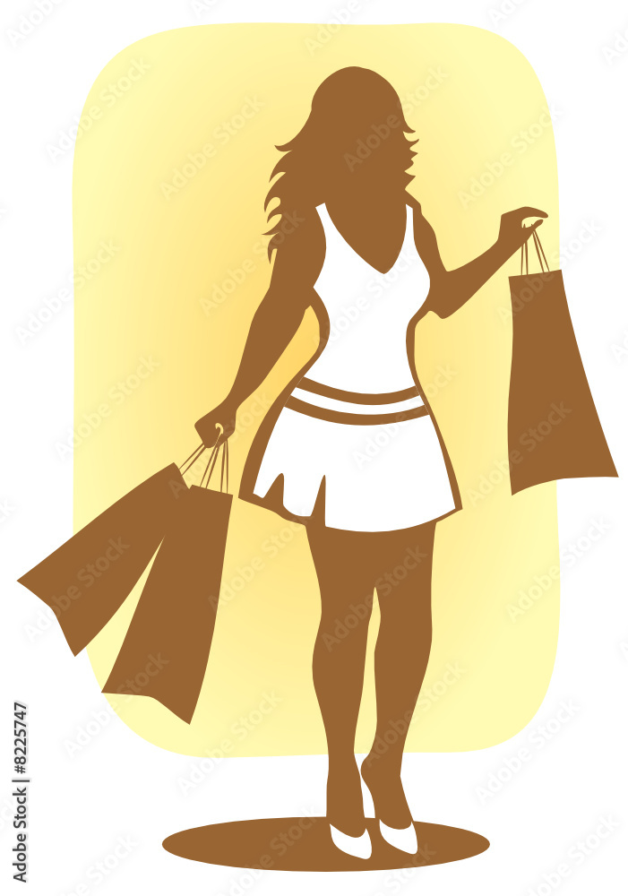 female shopping