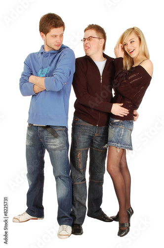 guy are offended by young couple