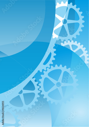 Blue abstract background
