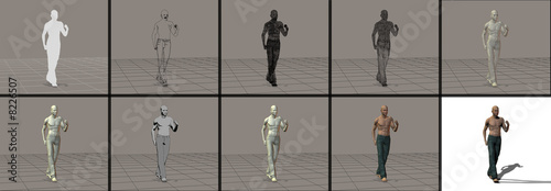 Modélisation d'un personnage 3d