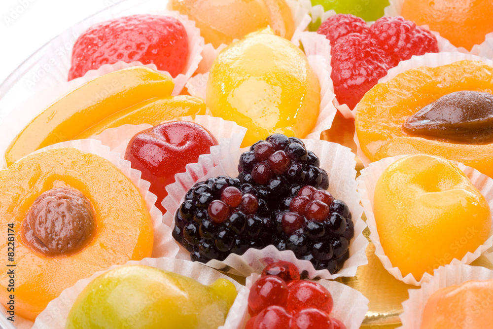 Background from fruit candy Background from fruit candy
