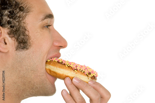 Eating Donut