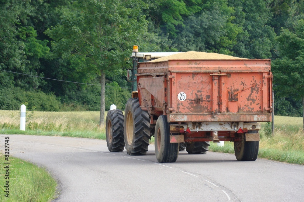 Fototapeta premium tracteur