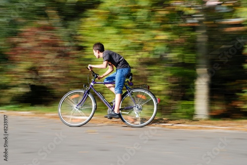 Tempo auf dem Fahrrad