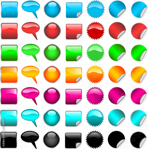 Huge set of glossy icons