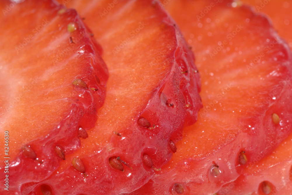 Sliced Strawberry Sliced Strawberry