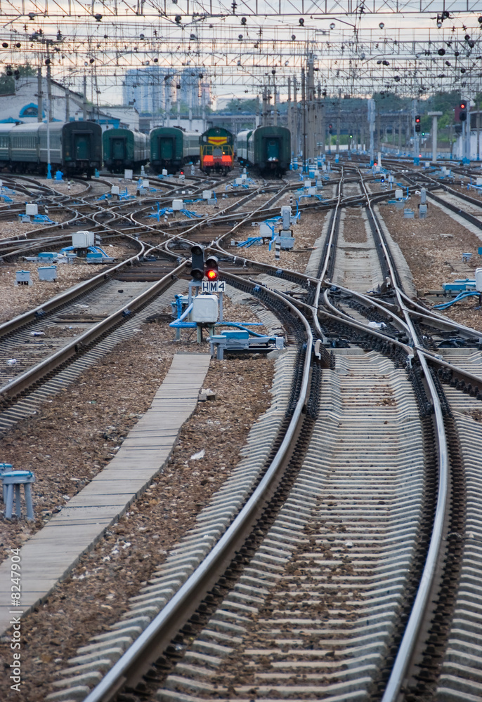 Railway junction.